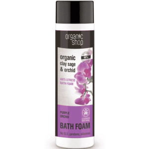 Bain moussant anti-stress à l'orchidée violette
