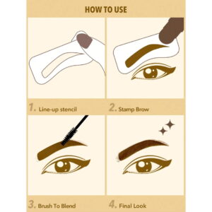 SHEGLAM GENIUS EYEBROW TAMPN A SOURCILS CHOCOLAT – Image 3