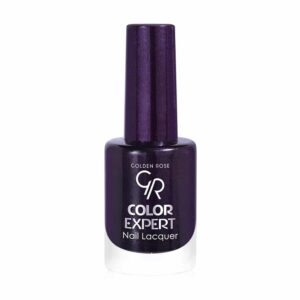 Purple Golden Rose Color Expert nail lacquer bottle with white base and tall cap, showing product branding.