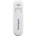 White handheld electronic device with a digital display showing 30, a central power button, and Neutrogena branding on the side.