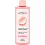 L’Oréal Paris Tonique Douceur Fleurs Rares facial toner in a pink bottle, 400 ml