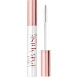 White lash primer tube with a rose-gold cap and attached applicator wand beside it, shown against a white background.
