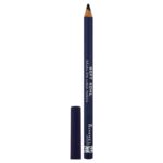 Blue kajal eyeliner pencil with cap removed, showing sharpened tip