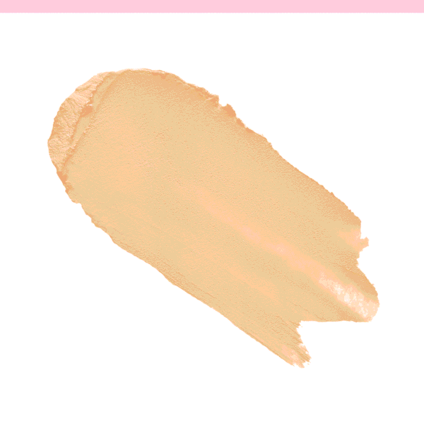  BEAUTÉNIUM Abstract background with a pale pink strip across the top and a peach textured blob along the bottom left edge