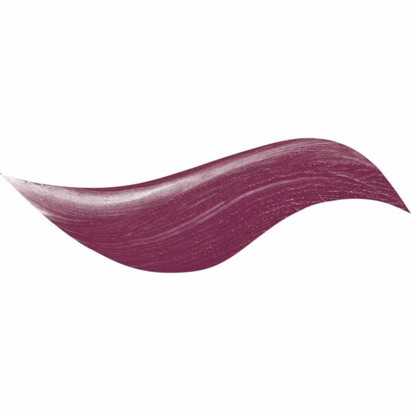 Abstract maroon brush stroke sweeping across a white background, decorative art piece .